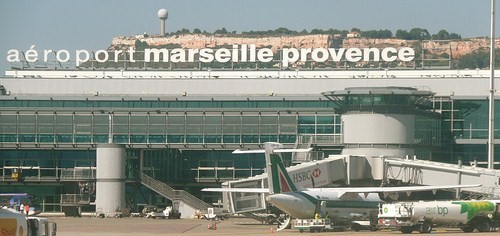 Aroport Marseille Provence - Terminal 1 depuis le Tarmac